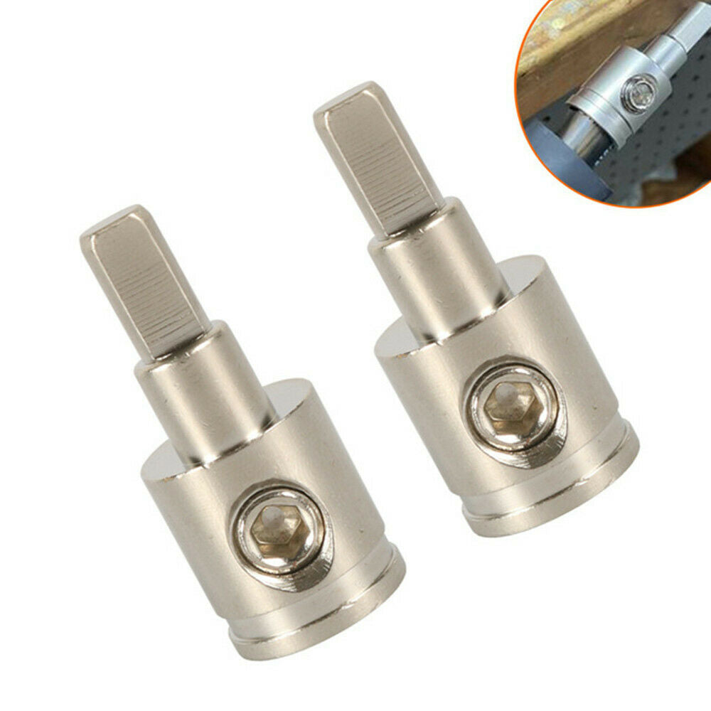 Gauge Wire Reducing Adapter Terminal 1/0 to 4 GA AWG Brass Nickel Set Screw 2pcs