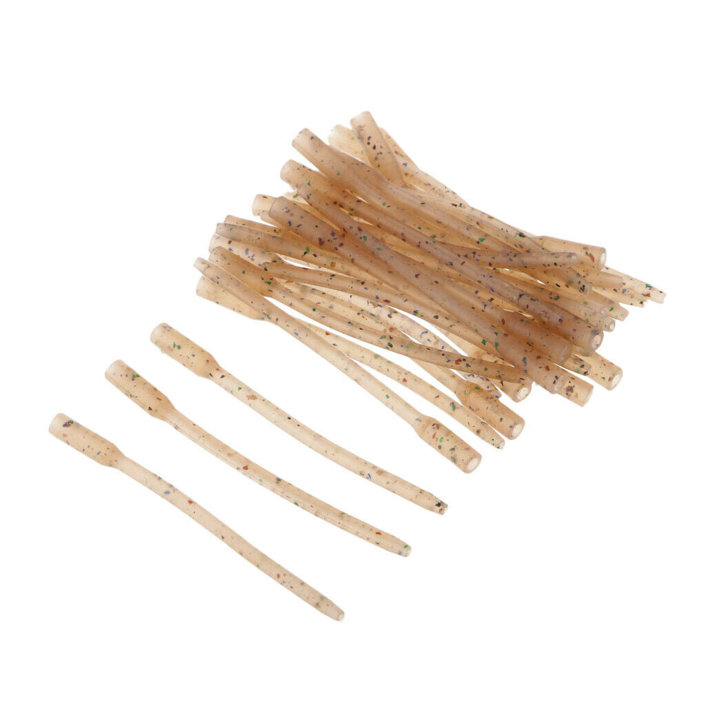 30x Fishing Anti- Sleeves 2'' Rubber Fishing Rigs Line Aligner Sleeves -