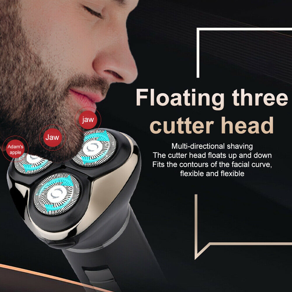 Men's Electric Shaver Trimmer Razor Rechargeable Hair Beard Nose Shaving Tool