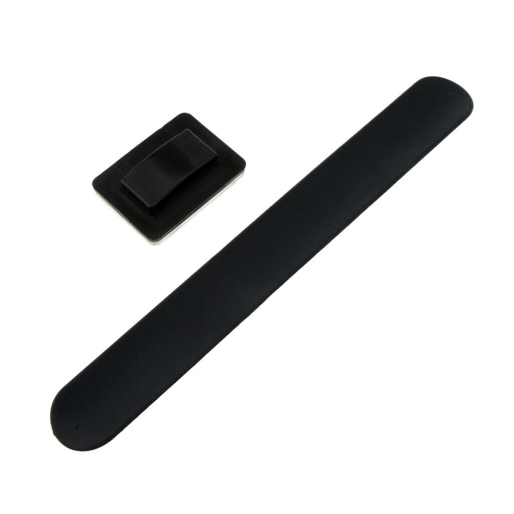 Portable Self Adhesive Magnetic Wrist Band for Hairstyling Hair Pin Holder Black