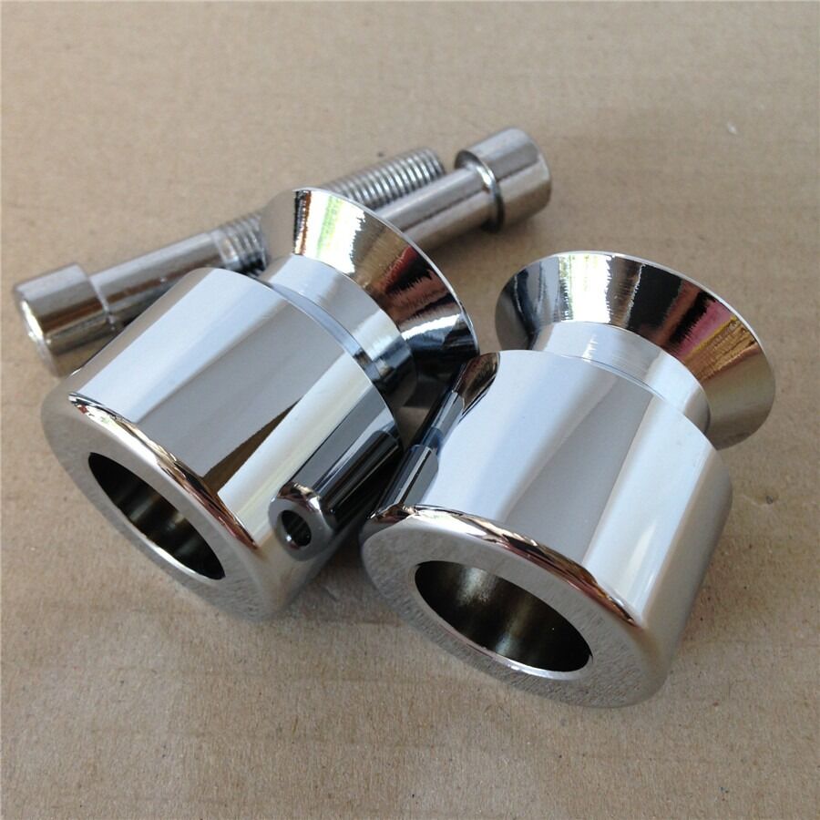 Swingarm Spools for Kawas Ninja 250R 650R ZX 6R 9R 10R 12R 14R Z1000 Chrome