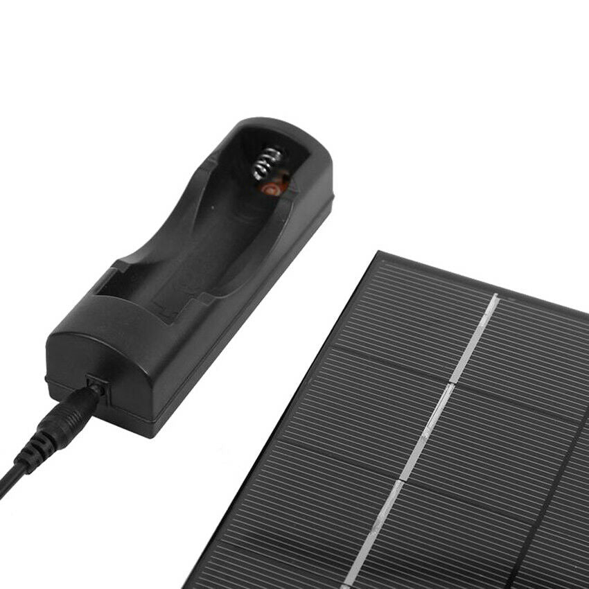 Travel Safety 5V 3.5W Solar Panel Charger Kit For Power Bank 18650 Battery
