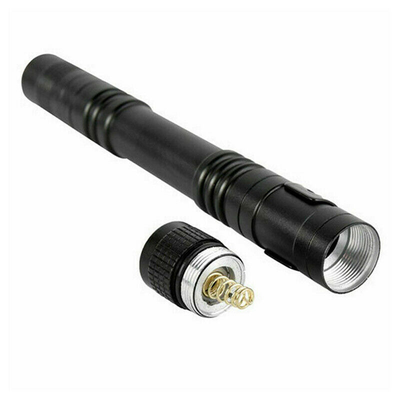 5PCS XPE-R3 LED Flashlight Clip Mini FlashLight Penlight Portable Pen Torch BDA