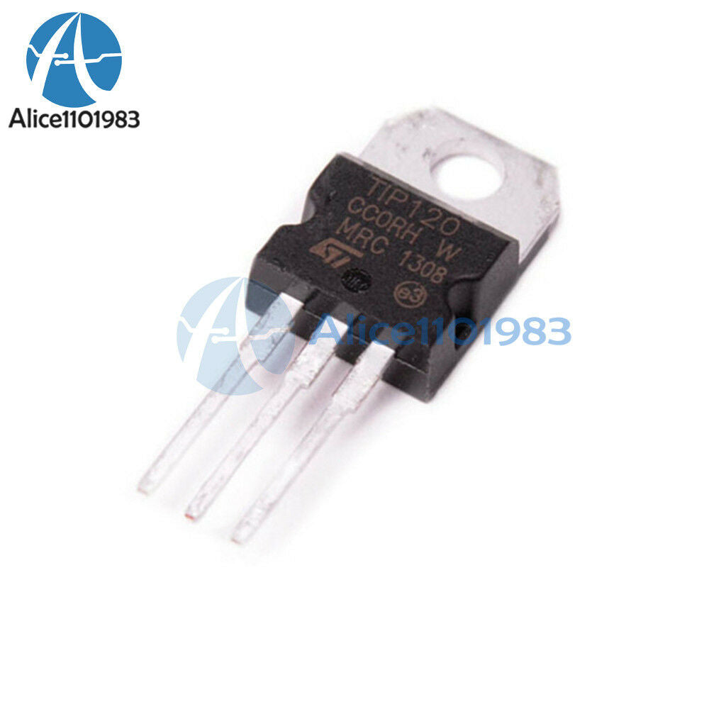 50PCS TIP120 120 NPN Darlington Transistors TO-220 New