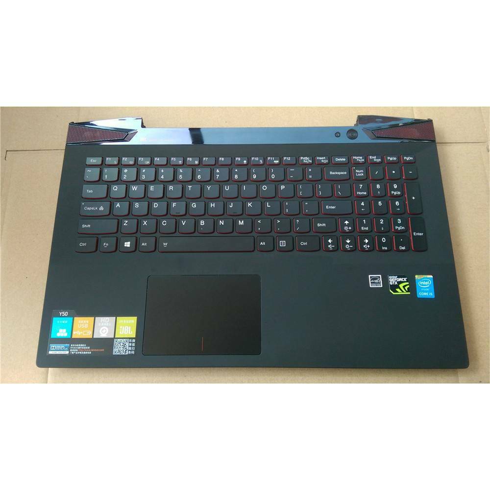 Upper Palmrest Case with Backlit Keyboard For Lenovo Y50-70 Y50p-70 Y50-80 Y50
