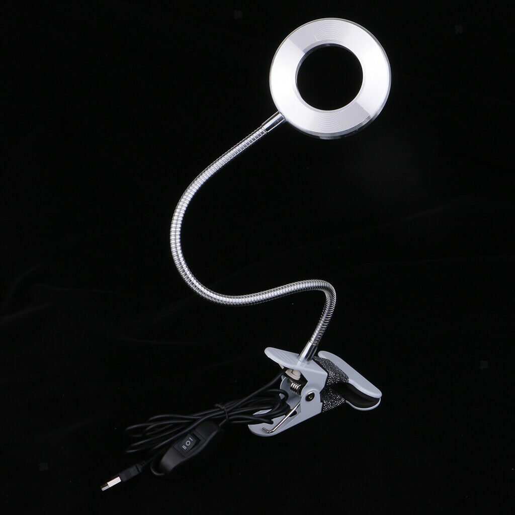 Pro Adjust Makeup Tattoo Lamp LED Clamp USB Nail Art Beauty Cold Warm Lamp