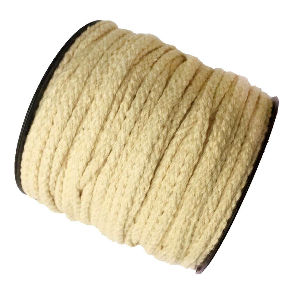 50m 100% Cotton Twisted Cord Multiuse Craft Rope Macrame Artisan String DIY