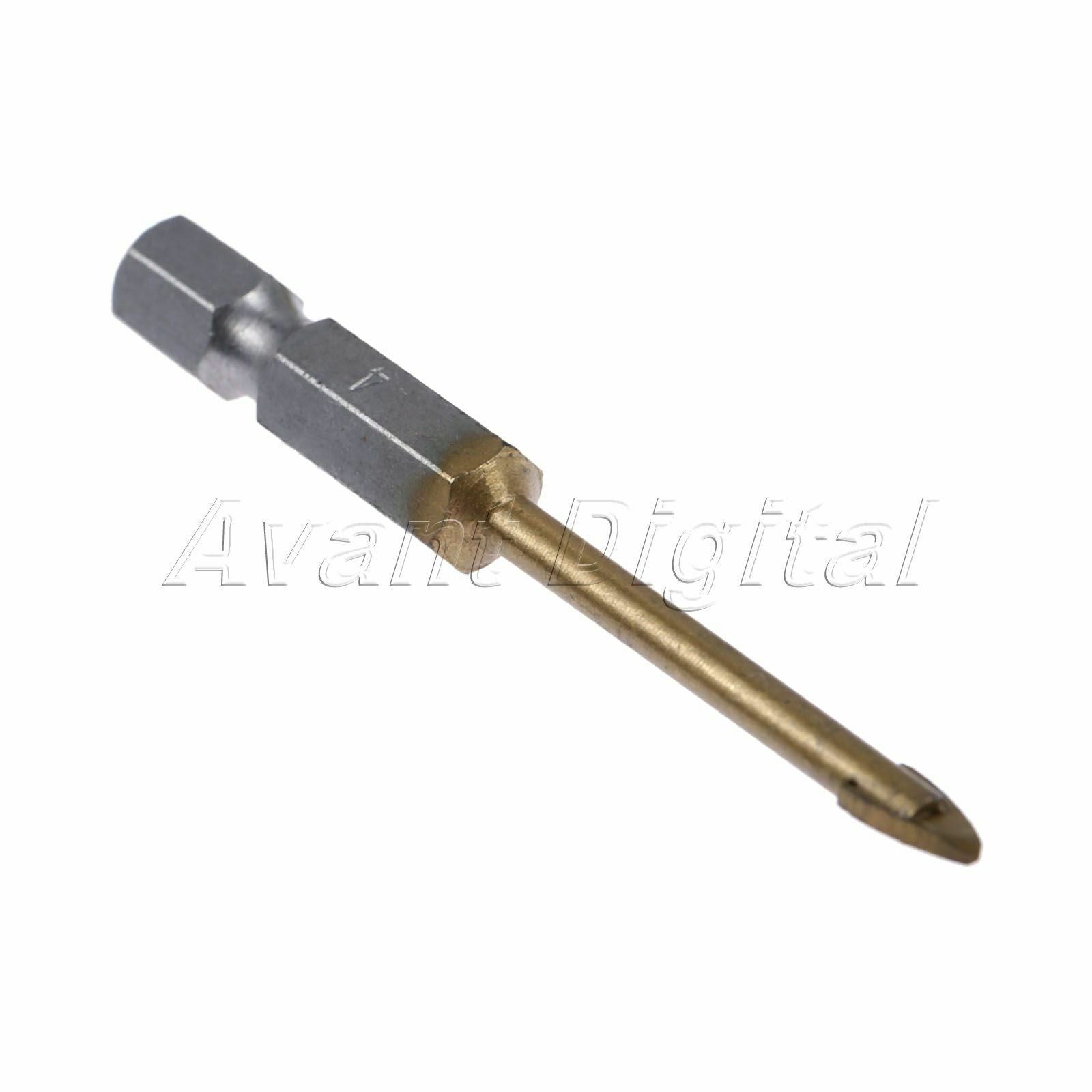 6x Tungsten Carbide Hex Tile Glass Drill Bit Set Titanium Coated 4/5/6/8/10/12mm