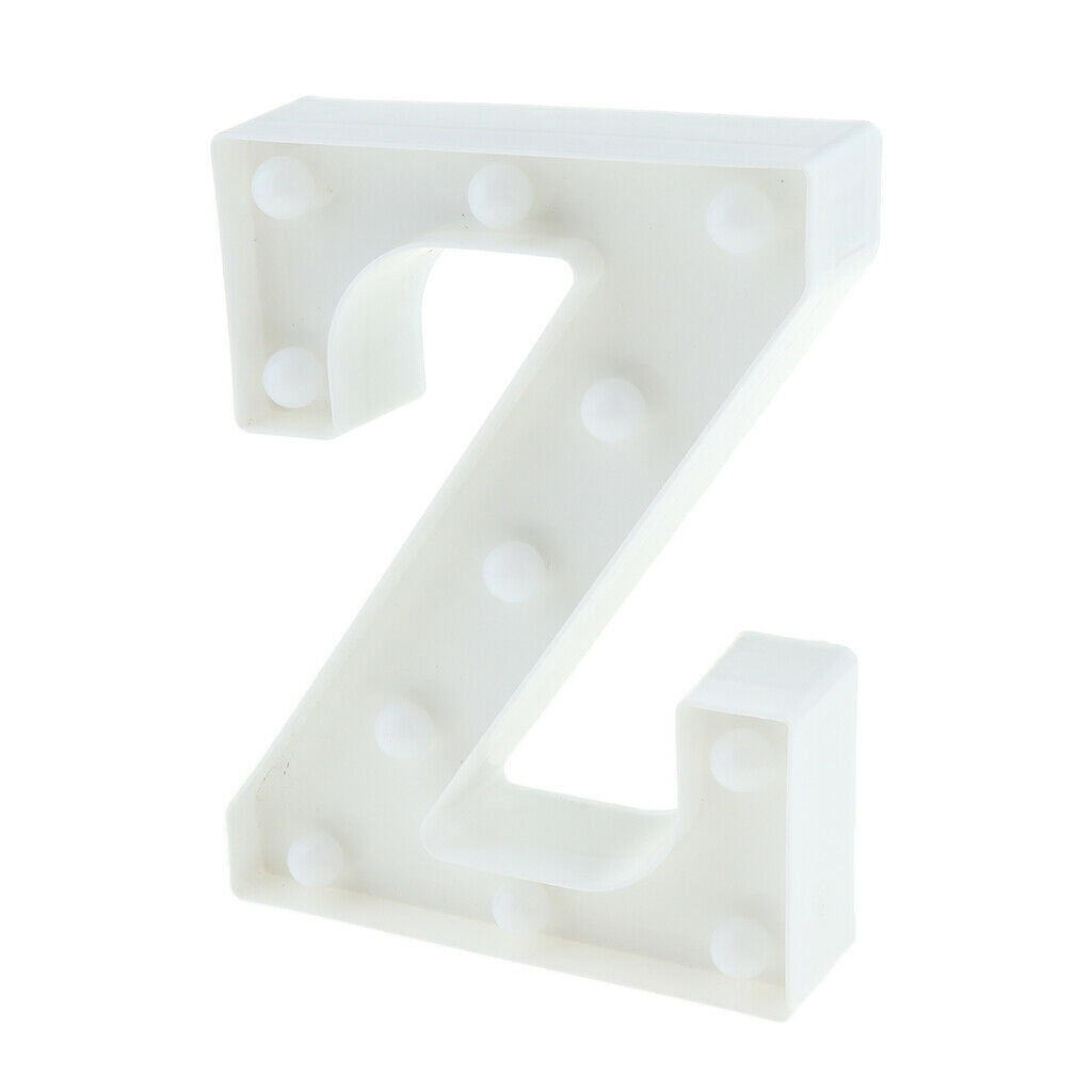 Decorative LED Letter Marquee Sign with Lights Z