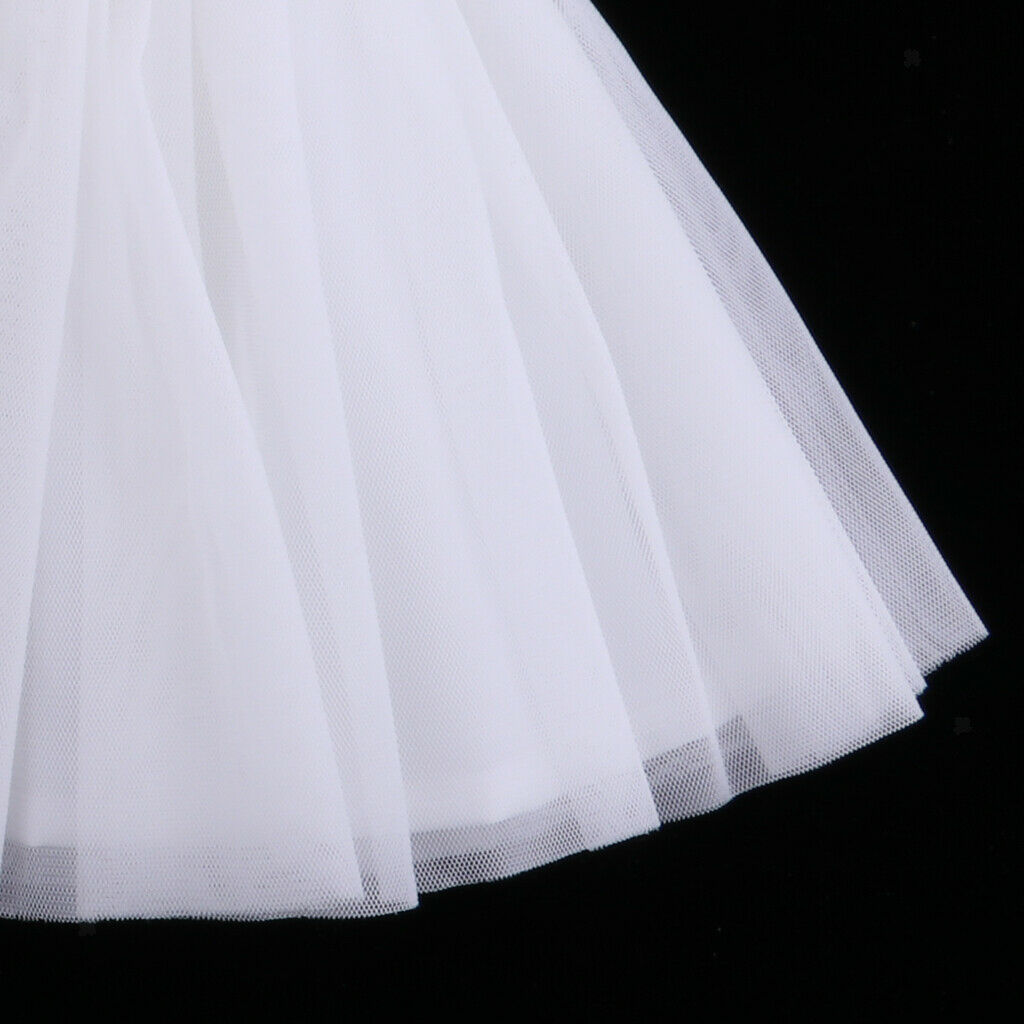 Luxury Wedding Dress Layer  Strapless A-line Bridal Gowns Veil  For 1/6