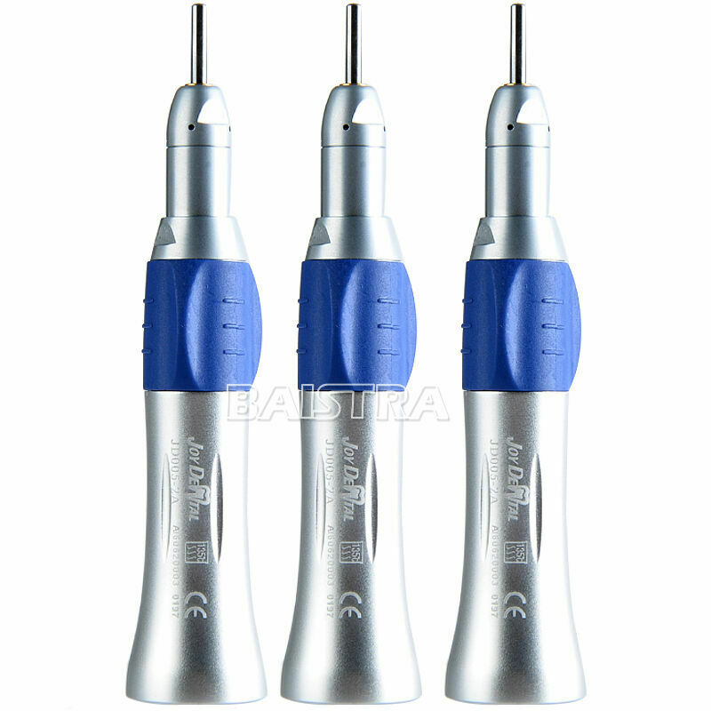 3pcs NSK Style Dental Straight Nosecone 1:1 Ratio Low Speed Handpiece Joydental