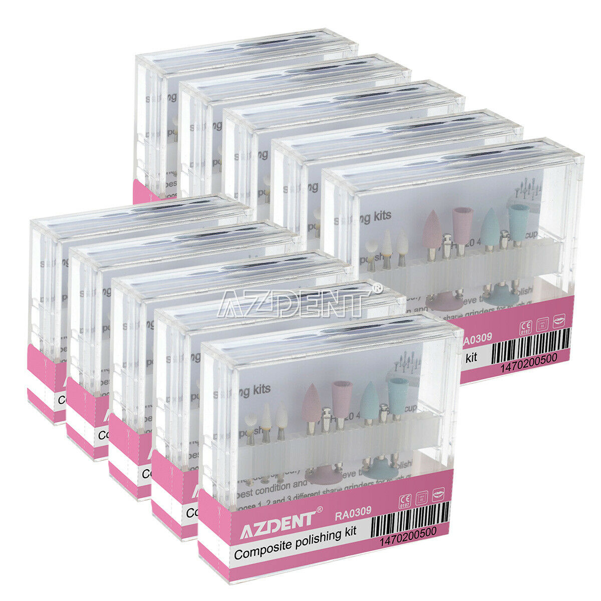 20 X Dental Composite Polishing Kit RA 0309 for Contra Angle Low Speed Handpiece
