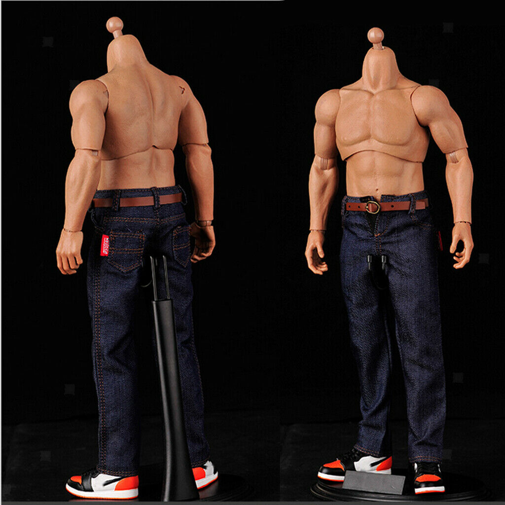 1/6 Scale Men Classic Denim Jeans Pants for 12'' Action Figures
