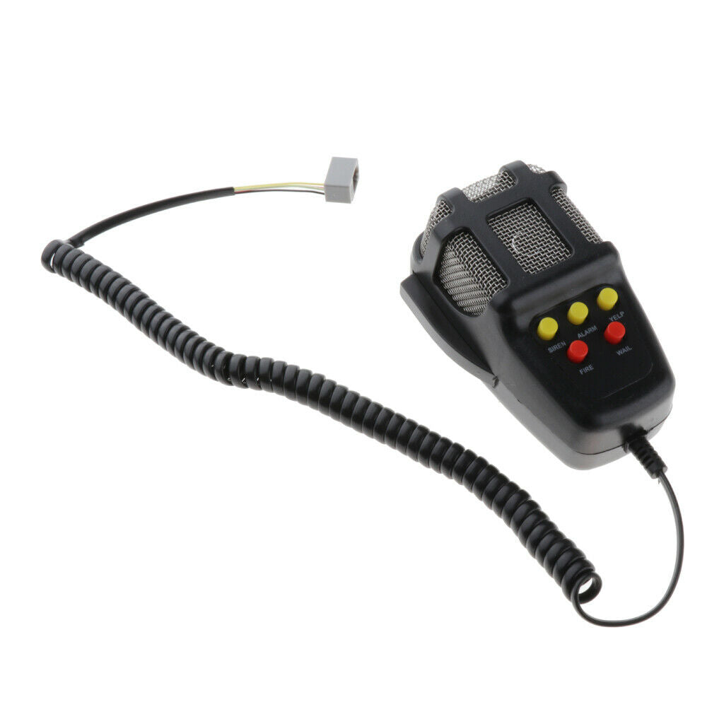 12V 100W 125dB Car Vehicle 5 Sound Loud Horn Firemen Alarm Loudspeaker
