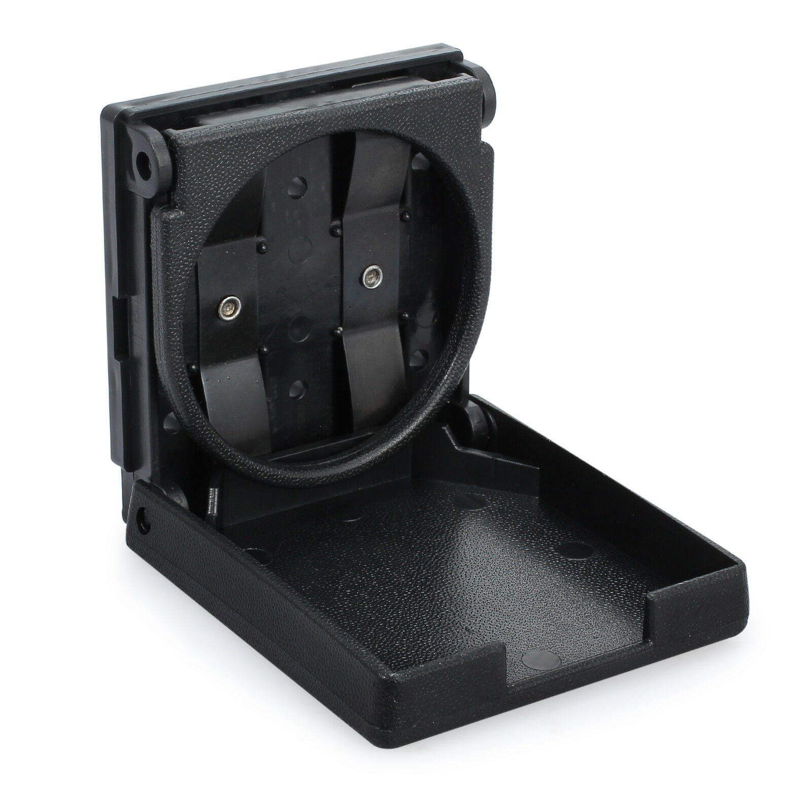 1 Pair Vertical Style Screw in Home Wall Folding Flat 75mm Cup Holder Save Space