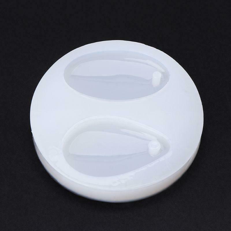 Silicone Mold DIY Jewelry Necklace Pendant Making Tool Oval Water Drop Pendants