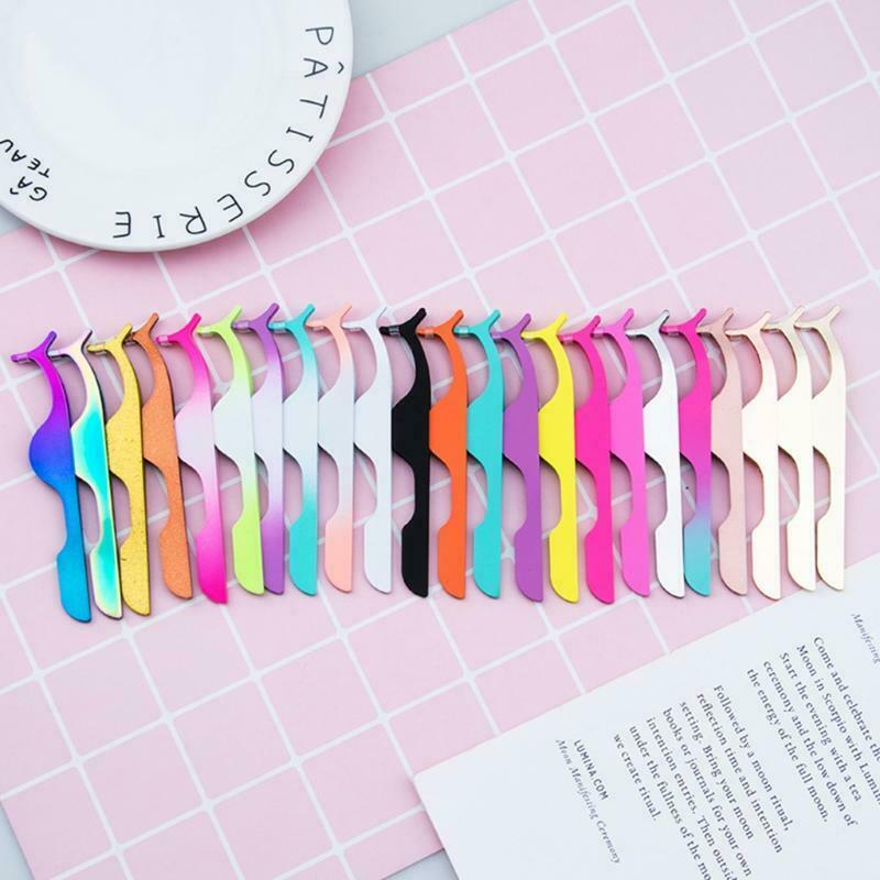 False Eyelashes Applicator Tool Eyelash Extension Tweezers Remover Clip Nipper