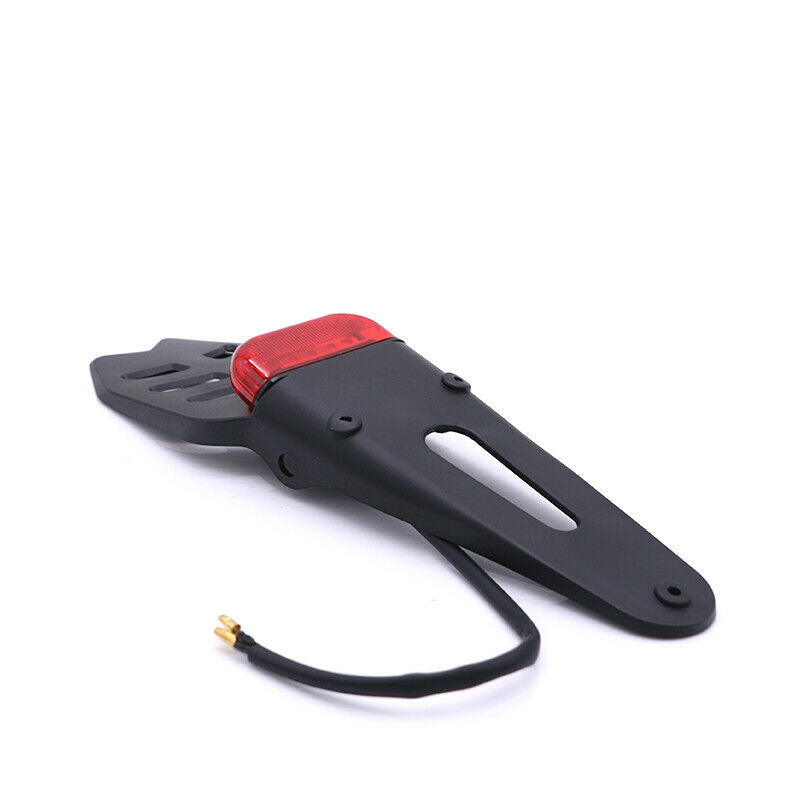 Off-road Dirt Bike Motorcycle Red Rear Fender Brake Fish Style Tail Light Lamp