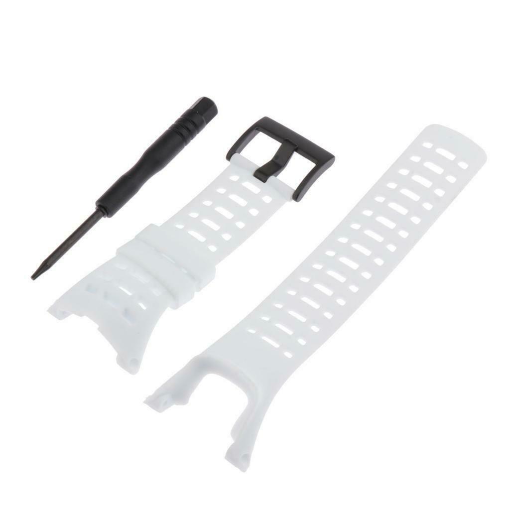 Rubber Replacement Watch Band Strap For SUUNTO Ambit1/Ambit2/Ambit3 White