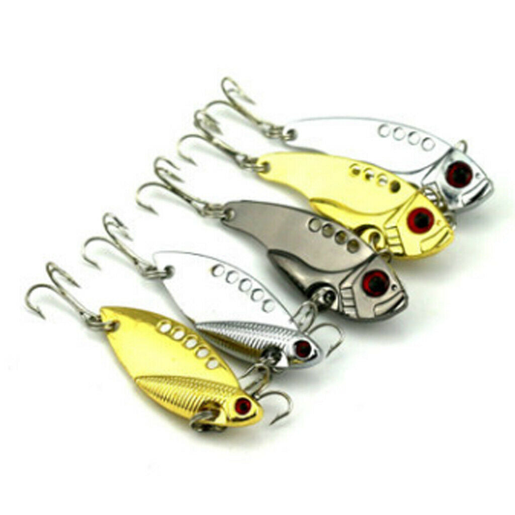 5Pcs Spoon Fishing Lure Hard Bait Fishing Artificial Bait Fishing Equipment