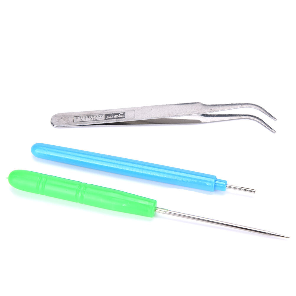 3pcs Paper Set Quilling Paper Tools Tweezer Needle Pins Slotted Pen Tool K.l8