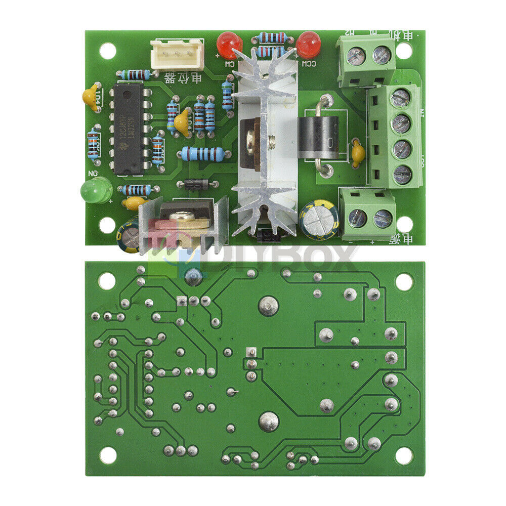 DC6-30V Motor Speed Controller Reversible PWM Control Forward Reverse Switch 80W