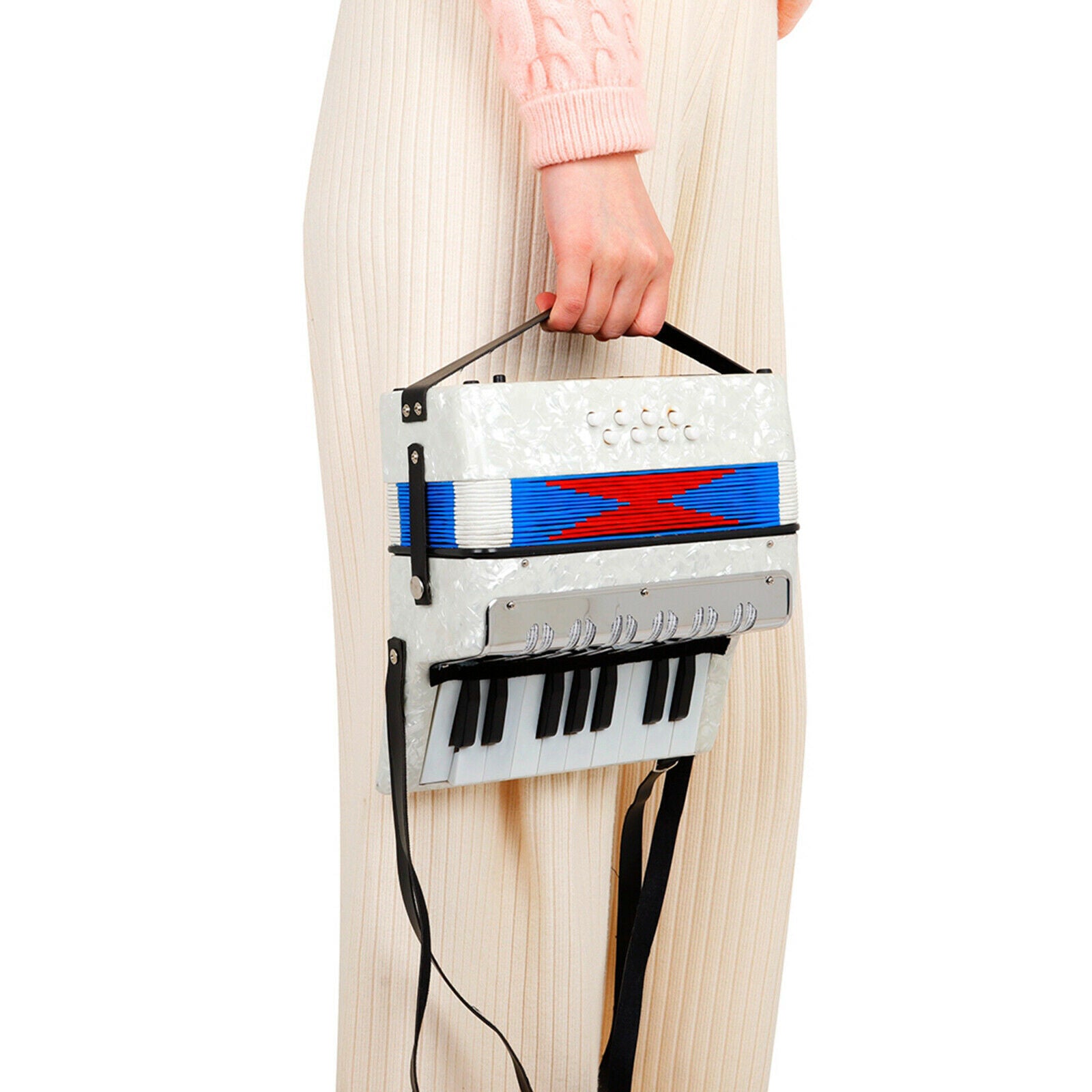 Mini 8 Bass Accordion Kids Educational Musical Instrument for Kids Children