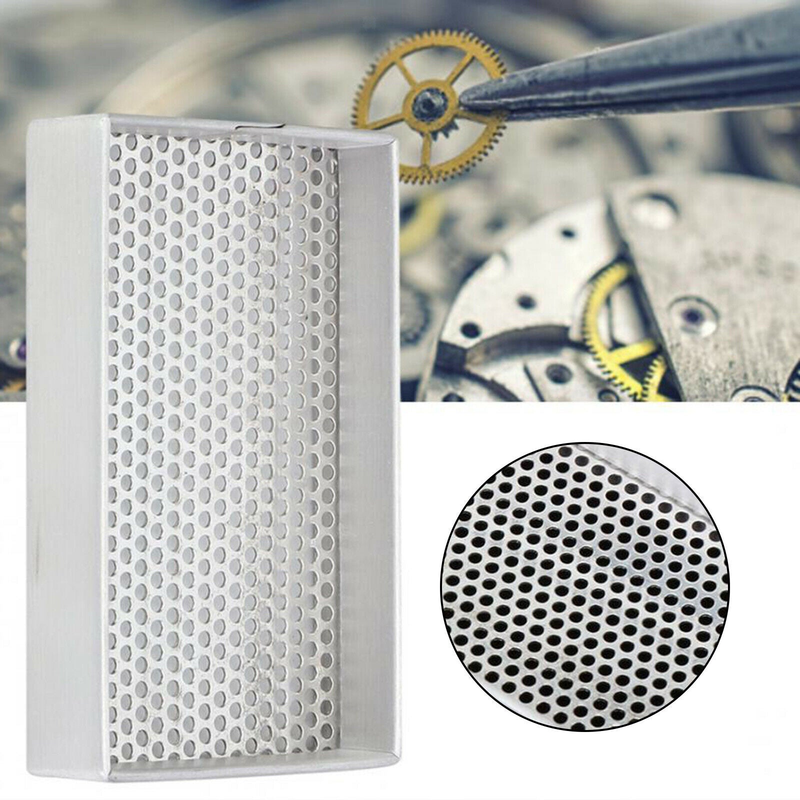 Watch Parts Aluminum Storage Tray Dryer Plate Cleaning Tool for Watch Makers