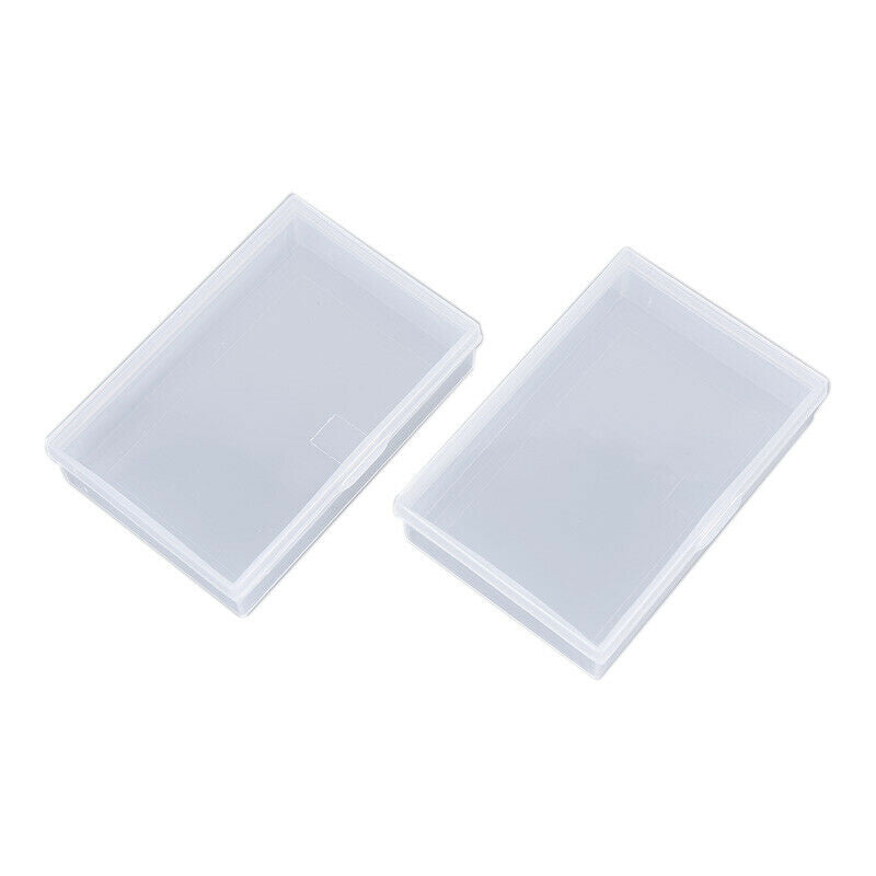 2PCS Plastic Box Playing Cards Container Storage Case Poker Game Card  zq.l8