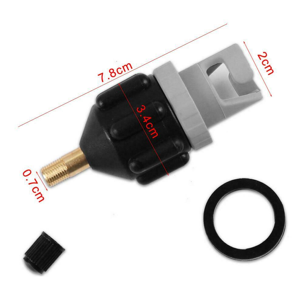 Rowing Boat Air Valve Adaptor Conventor SUP Board Kayak Pump Connector @