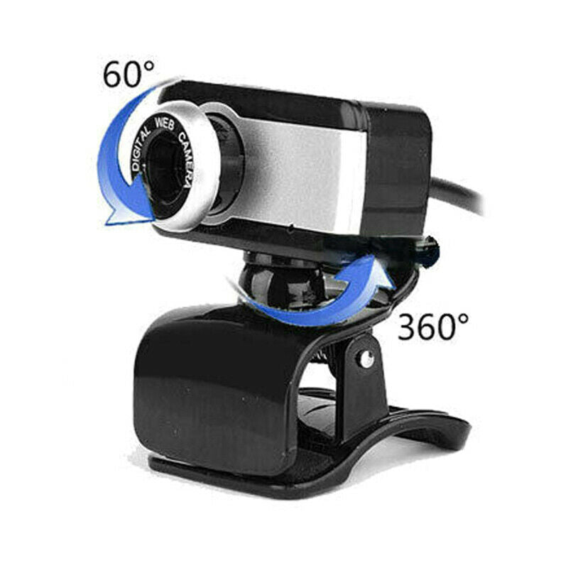 Rotatable USB 2.0 Computer Webcam with Microphone PC Digital HD Video Came V SJ