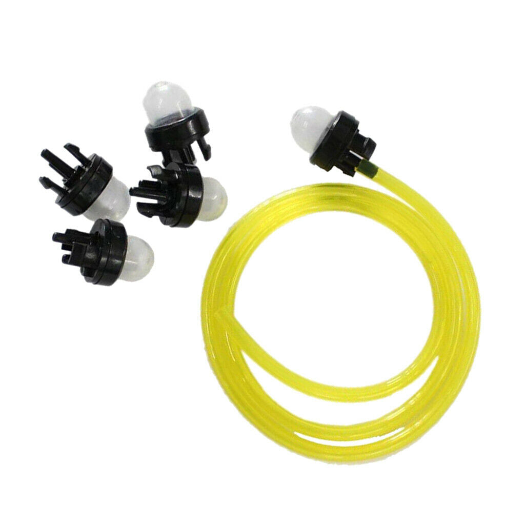 Fuel Lines & 5 Primer Bulb Repair Kits Trimmers Chainsaws Replacement Parts