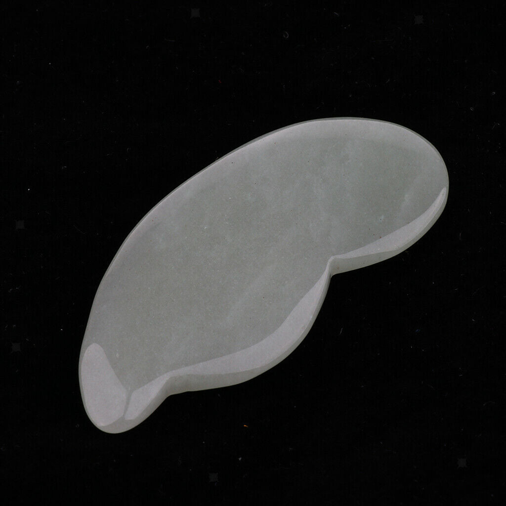 2 pcs Jade Gua Sha Board Guasha Scraping Massage Tool for Neck Face Back Arm