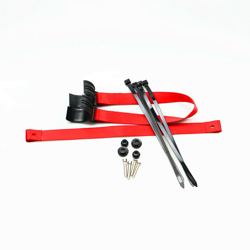 Universal Red Adjustable Motorcycle Fork Rescue Sling Strap String Pull Belt Pit