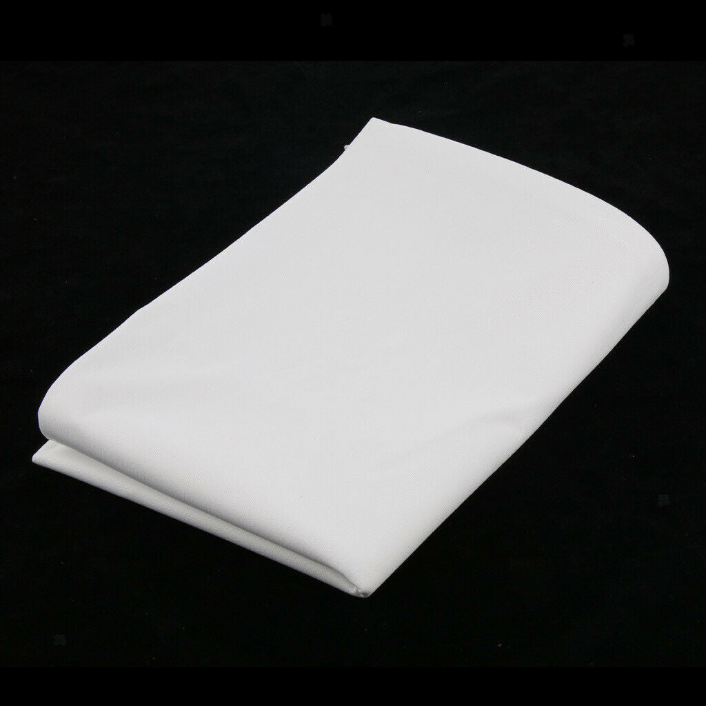 Waterproof Mite-proof Luxury Silky Pillowcases Zipper - White - 48x74cm