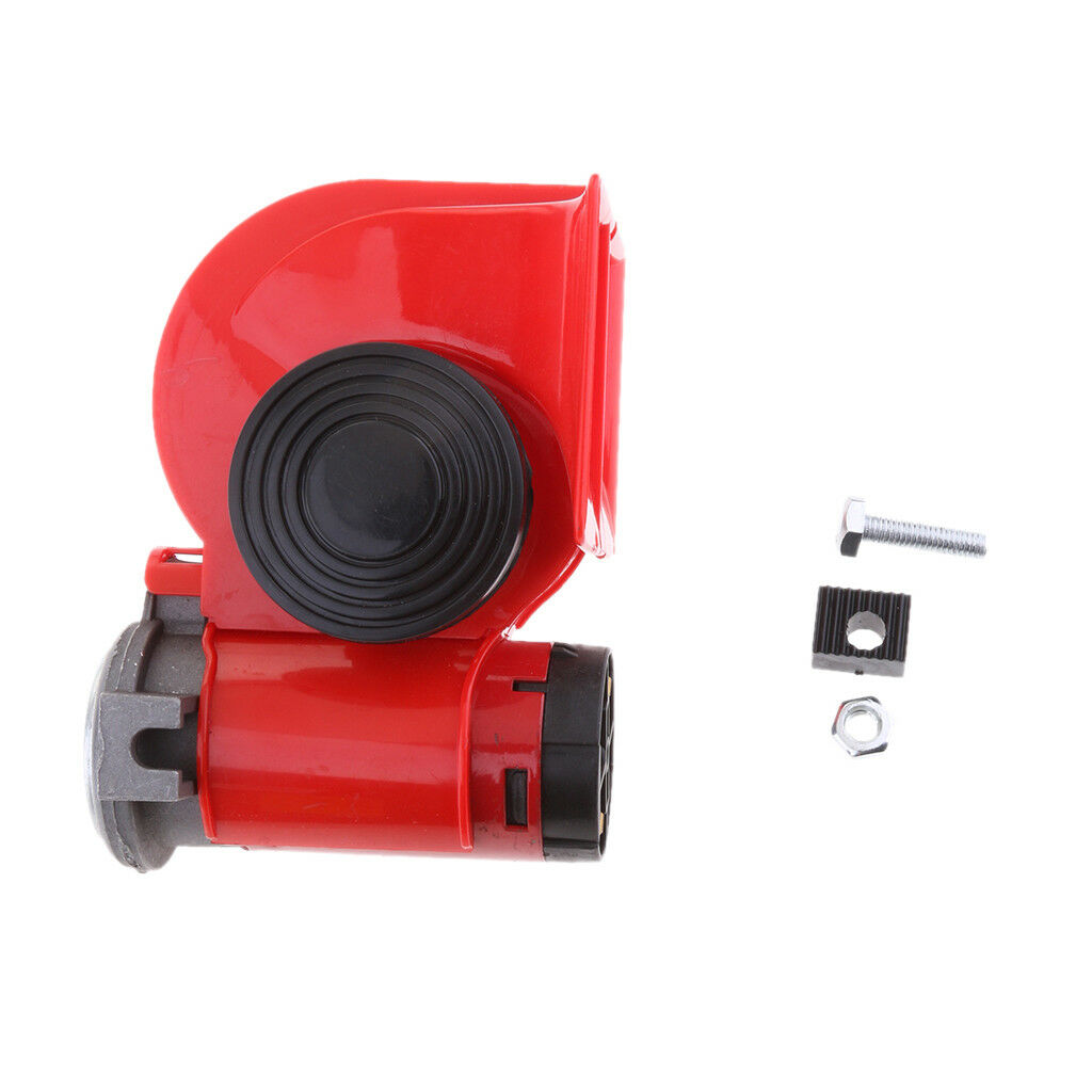 12V Motorcycle Car Dual Tone Electric Pump Vehicle Siren Loud Air Horn