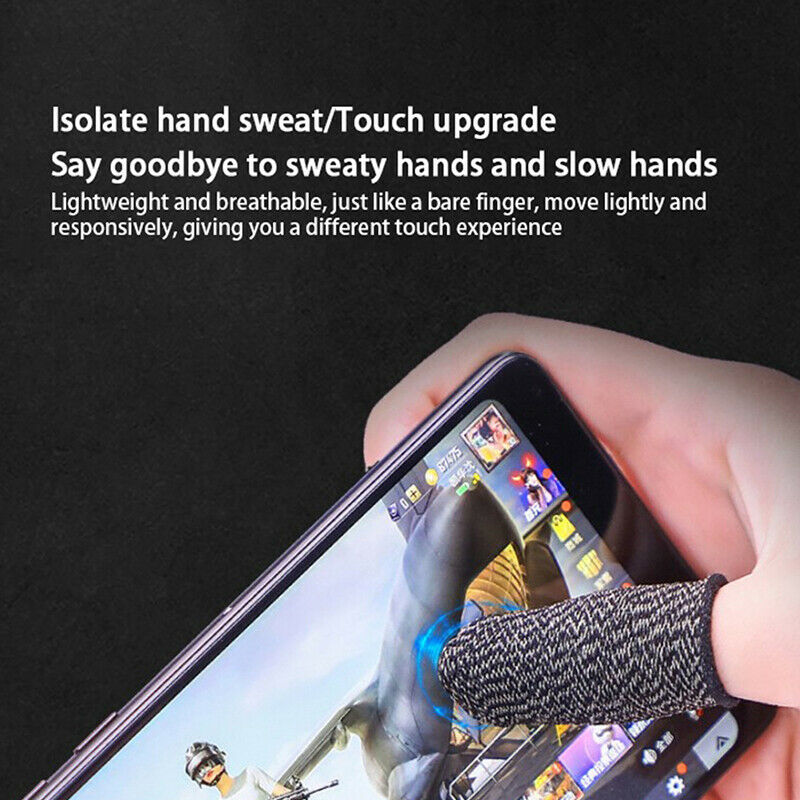 20pcs Ultra Thin Finger Sleeve Anti-Sweat Handheld Game Professional E-Spo JY