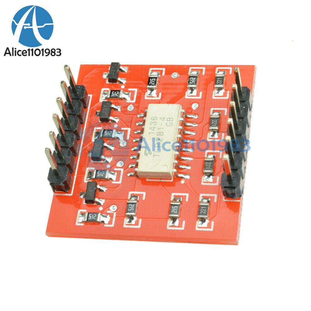 5PCS 4-Channel Opto-isolator IC Module High & Low Level Expansion Board Module