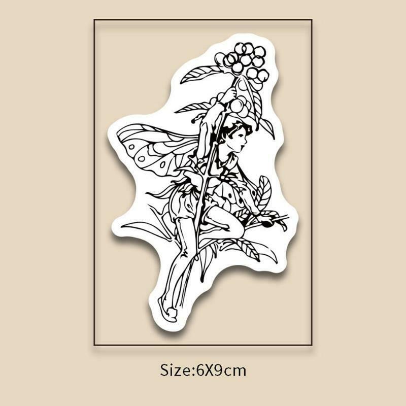 Fruit Fairy Silicone Clear Seal Stamp DIY Scrapbooking Embossing Photo Album