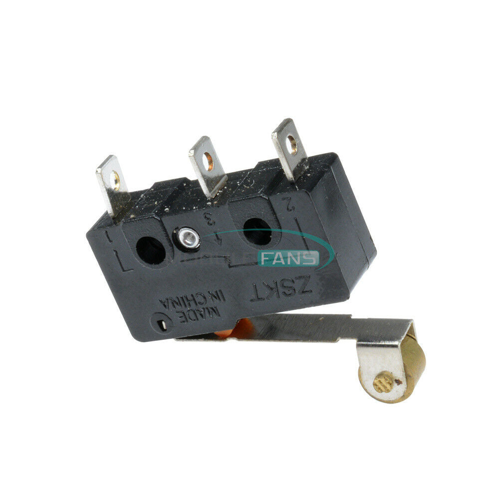 5PCS Tact Switch KW11-3Z Microswitch Round Handle 3PIN  5A 250V