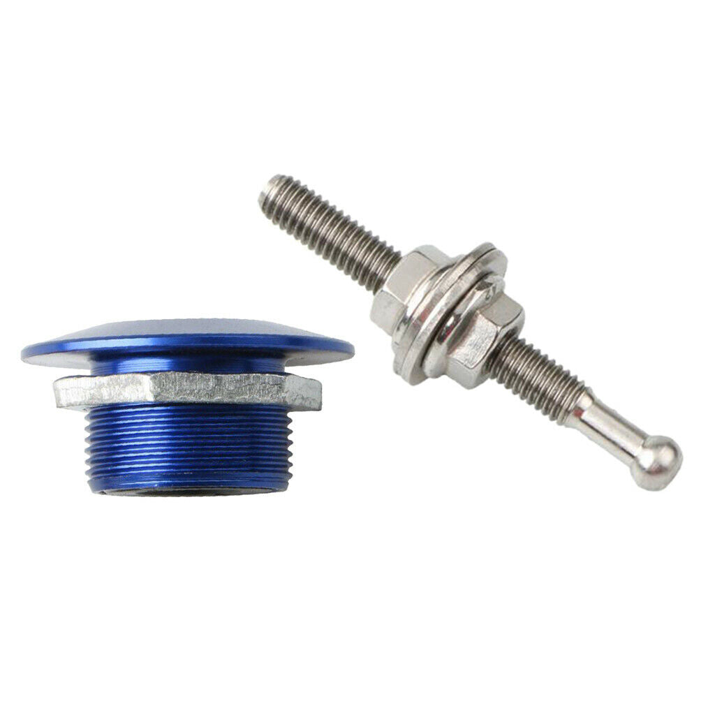 30mm Car Push Button Bonnet Pin Hood Pins Lock Quick Release Universal Blue