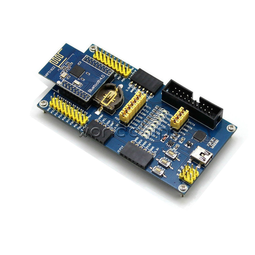 NRF51822 BLE4.0 Bluetooth BLE400 Mother Board 2.4G Wireless Module Expansion