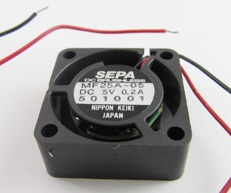 10pcs SEPA MF25A-05 5V 0.2A 25x25x10mm 2510 MINI Cooling DC Fan 2pin Wires