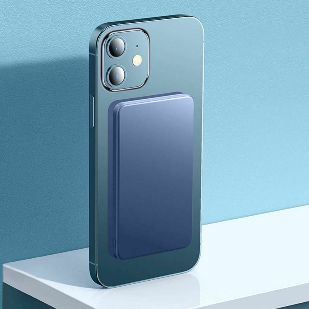 Wireless Power Bank Portable for Magsafe Bank PD Wireless Blue 10000mAh