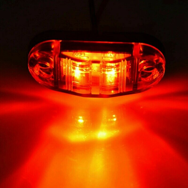 4 x 2 LED Red/Green Marine Boat Navigation Lights 10-30V Boats Running Light TP3