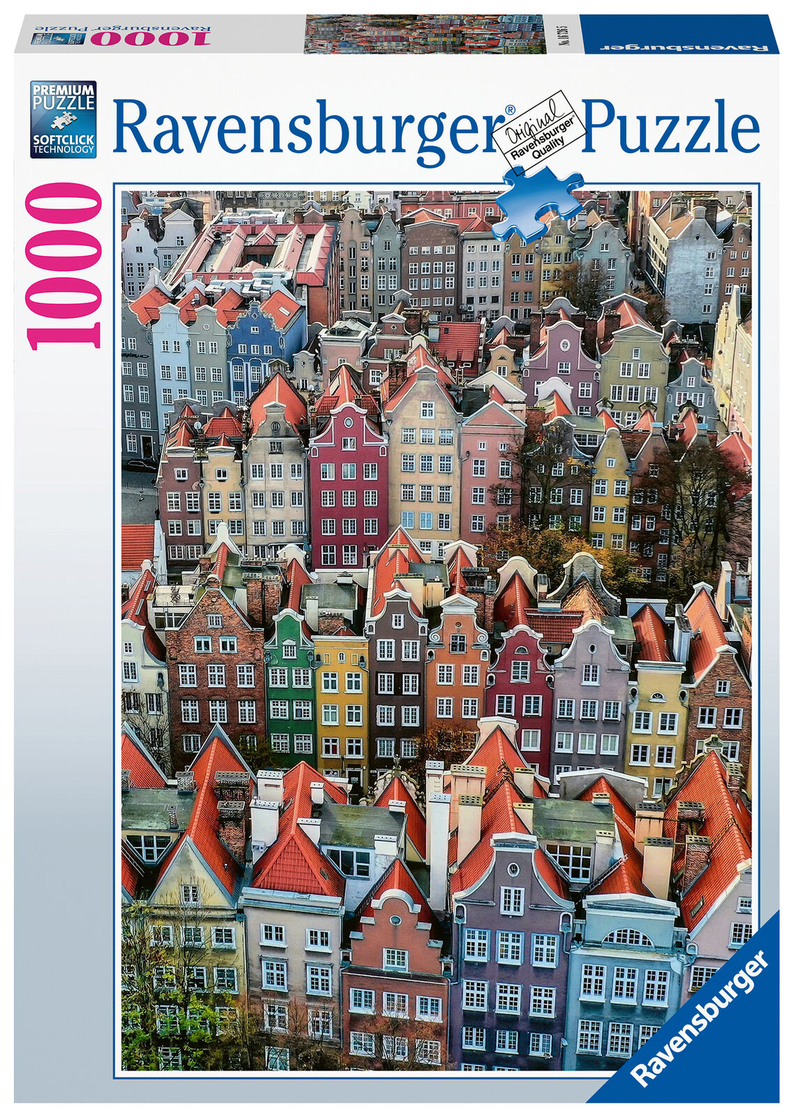 16726 Ravensburger Gdansk, Poland Jigsaw Puzzle inclides 1000pcs Age 12 Years+