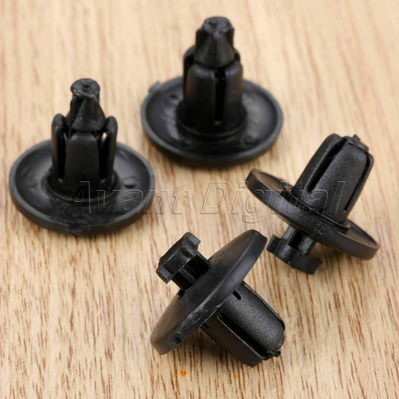 50Pcs Car Rivets 8mm Panel Triming Interior Fasteners Plastic Clips Wholesale
