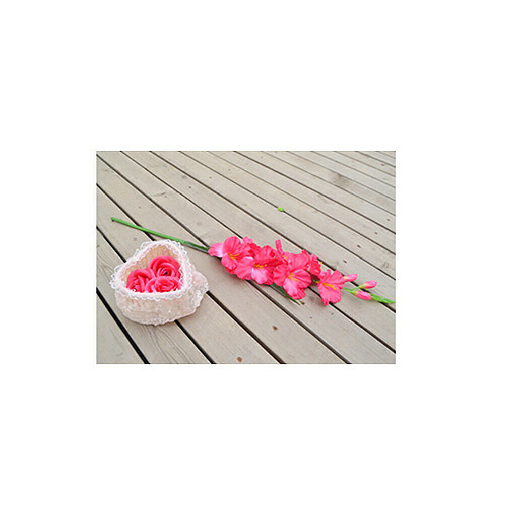1x Artificial Simulation Gladiolus Flower Stem Wedding