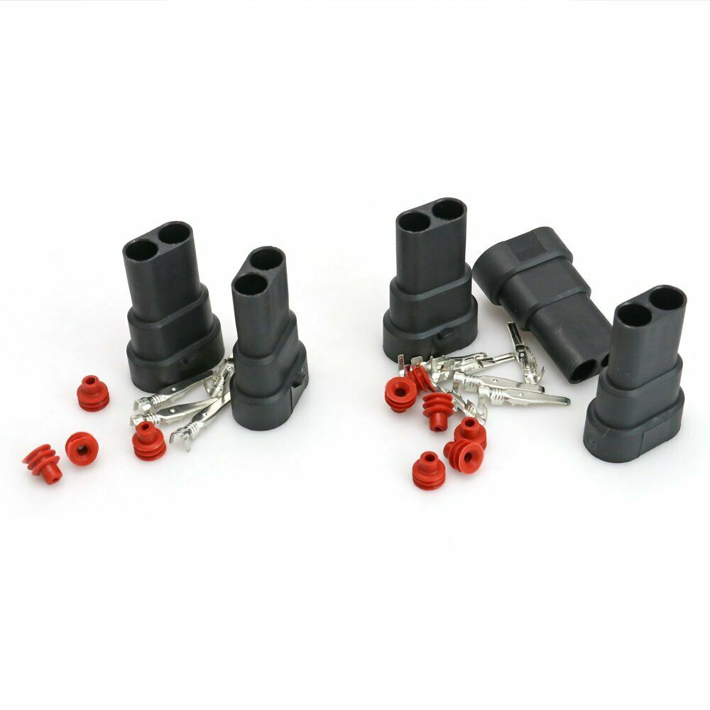 5PCs Waterproof 9005 HB3 9006 HB4 H10 Male Connectors LED HID Xenon Socket Plugs
