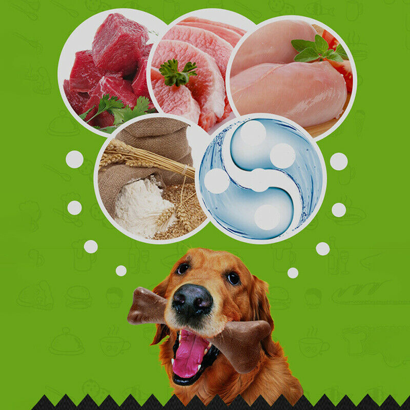 5pcs Dog Bone Natural Non-Toxic Puppy Toys For Dogs Pet Chew Game Dental CarBDA